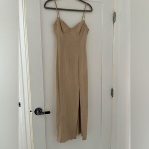 Zara midi dress with slit